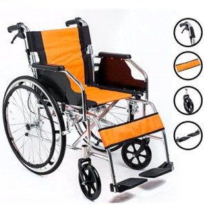 General, Light Aluminium Wheelchair to 100kg.